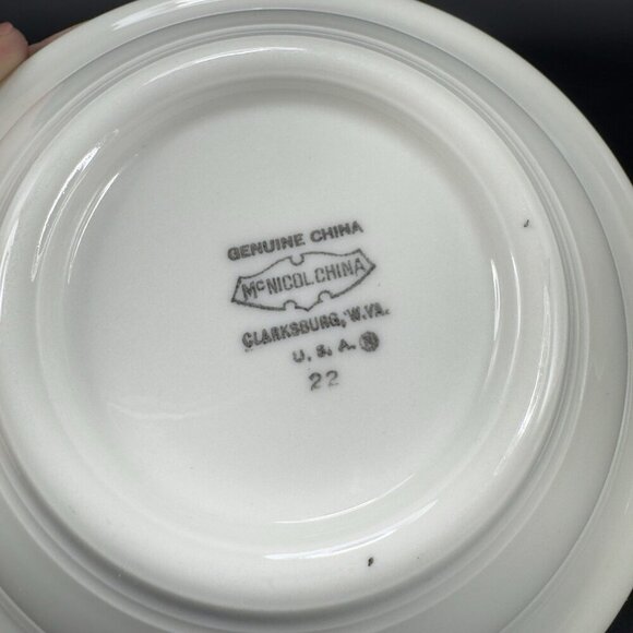 McNicol China Heavy Restaurant Ware Black Ombré Deep Dish Bowl Set 3 Bowl Dishes - Picture 4 of 10